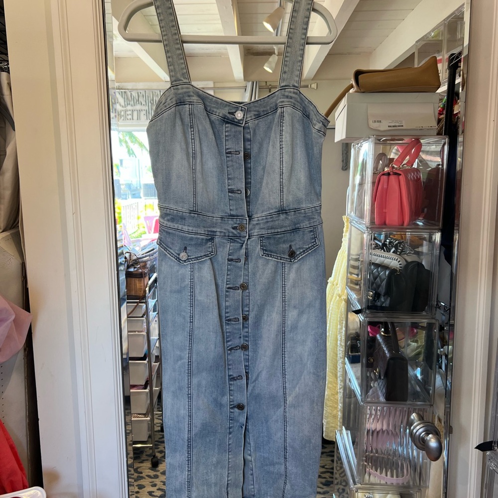 Indigo Rein Denim Midi Dress